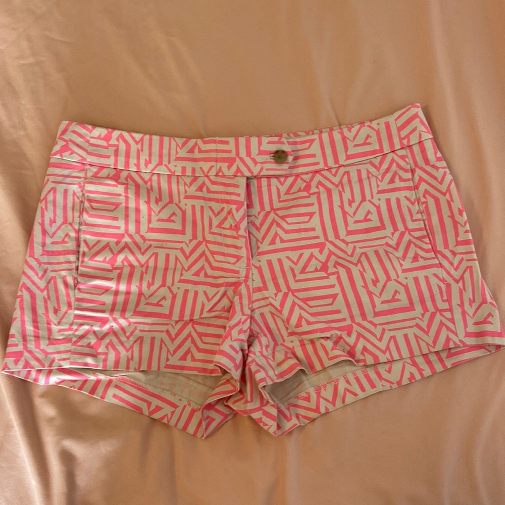 J. Crew patterned geometric shorts